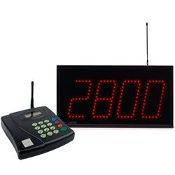 Wireless Visual-Pager® System - Microframe Model 35401 (4-Digit)  